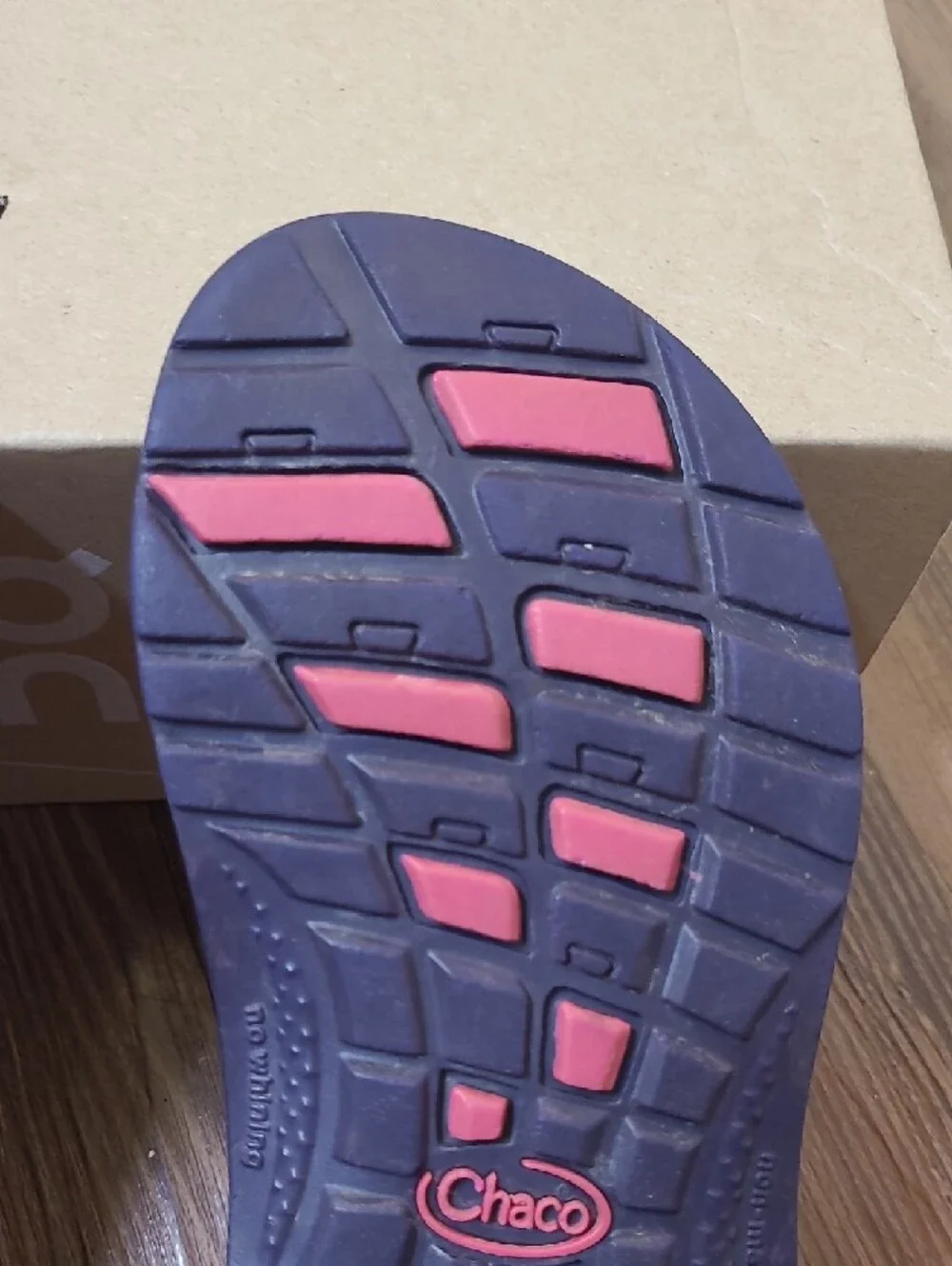 Chaco Kids Pink and Black Strappy Sandals‎
